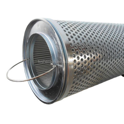 El elemento de filtro de aceite hidráulico de fibra de vidrio para sustitución HIFI SH68181