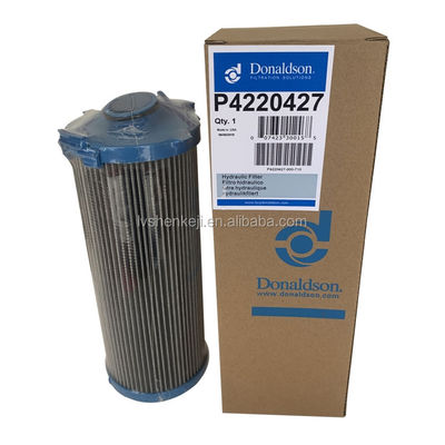 53344288 Reemplazo del elemento del filtro de aceite hidráulico P4220427 Fibra de vidrio