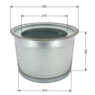 54601513 Compresor de aire filtro de fibra de vidrio separador de aceite y gas