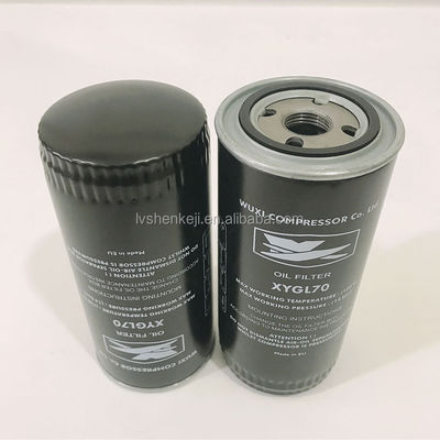 XYGL70 filtro de aceite del compresor de aire, 99,99% filtro de aceite del cartucho