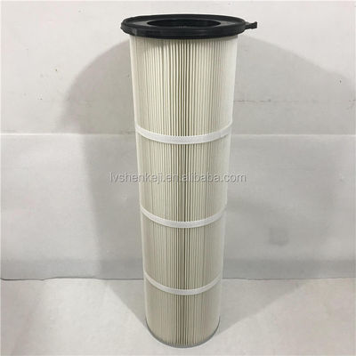 Cartucho de filtro de polvo colector Alta eficiencia 99,5% 0,5 μm Porosidad