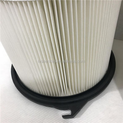Cartucho de filtro de polvo colector Alta eficiencia 99,5% 0,5 μm Porosidad