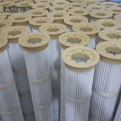 Filtro de polvo de cartucho de alto rendimiento, filtro colector de polvo de fibra de vidrio al 99,97%