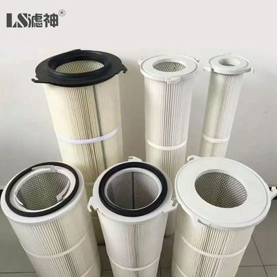 Cartucho de filtro de polvo industrial HEPA Ciclón 3 Lugs Colector de bridas para turbina de gas