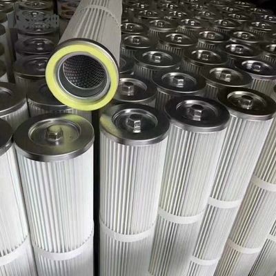 Cartucho de filtro de polvo industrial HEPA Ciclón 3 Lugs Colector de bridas para turbina de gas