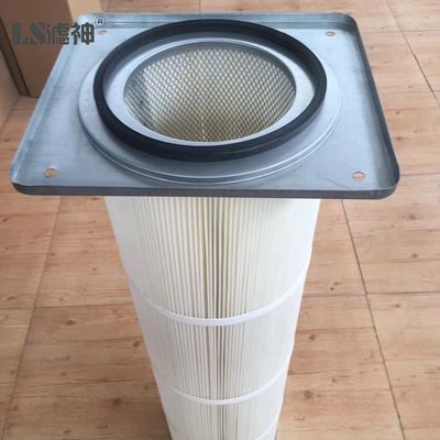 Cartucho de filtro de polvo industrial HEPA Ciclón 3 Lugs Colector de bridas para turbina de gas