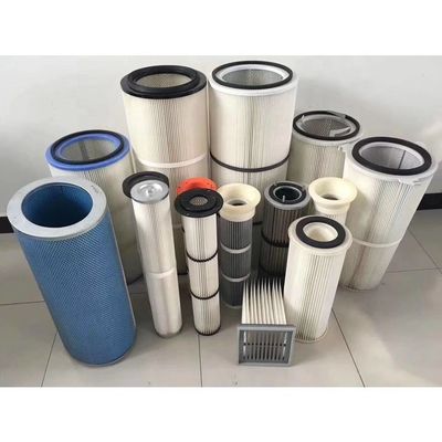 Recolector de cartuchos de filtro de polvo recubierto de 0,5 μm para la máquina de disparo