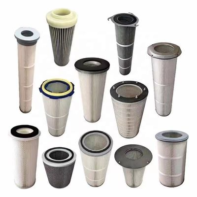 Recolector de cartuchos de filtro de polvo recubierto de 0,5 μm para la máquina de disparo